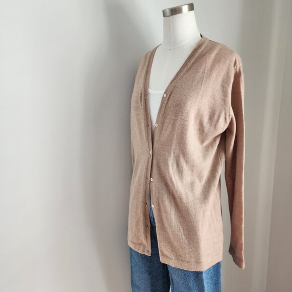 Lord & Taylor Italian Merino Wool Cardigan Size: Large - Picture 2 of 14